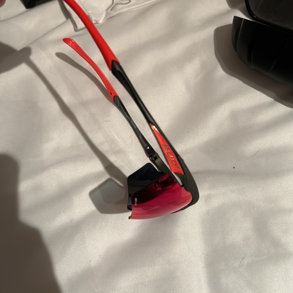 Rudy project red graphite glasses. Frame 3-N Orange and ruby fluorescent glasses - Picture 5 of 10